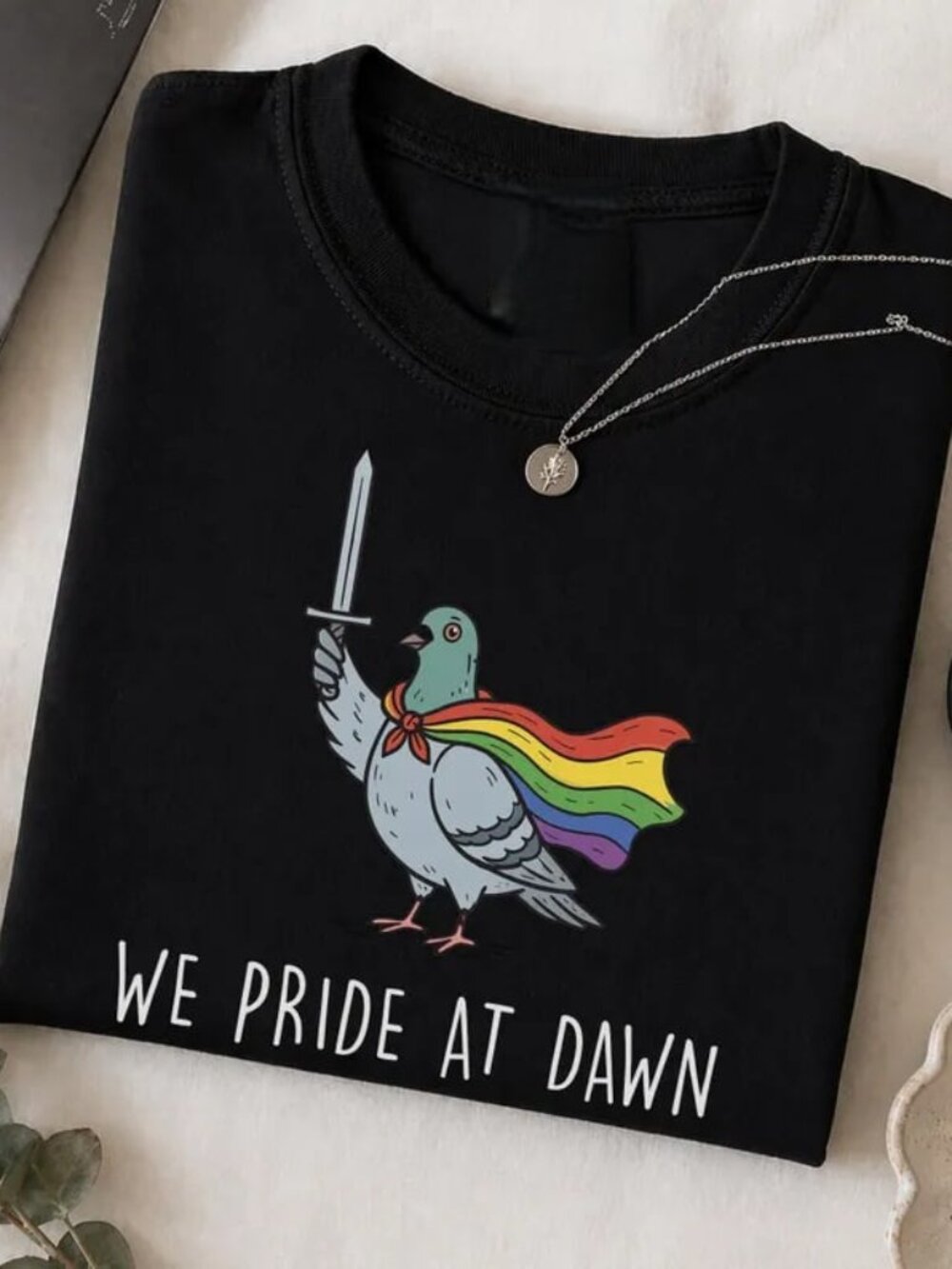 Pride Shirt, Funny Pigeon Tee, LGBTQ Shirt Gift
